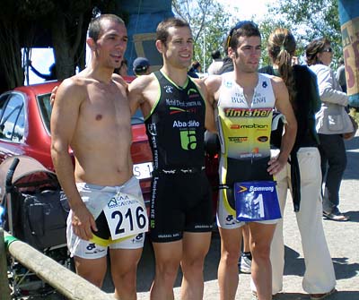 Gorka Bizkarra, campeón en el triatlón de Alto Ebro