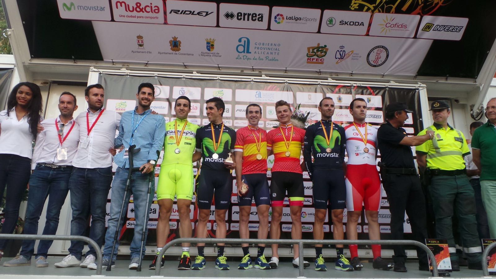 Castroviejo y Zuazubiskar compartieorn podio en las categorías Élite UCI y Élite. (Foto: Raúl Mena)