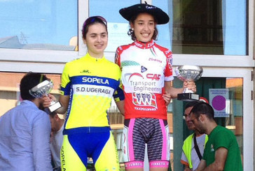 Amaia Lartitegi, del CAF Transport Engineering, Campeona de Euskadi cadete de ciclismo en línea