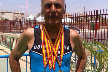 José Luis Romero se cubre de oro en el Campeonato de España de atletismo veterano