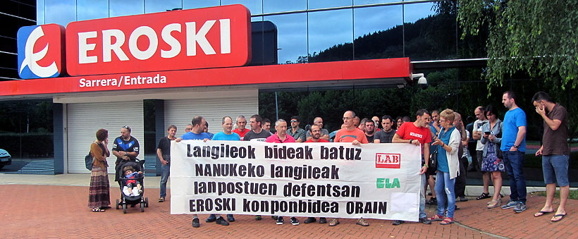 ELA y LAB piden la implicación de Eroski ante el ERE de extinción de Nanuk que afecta a 94 trabajadores