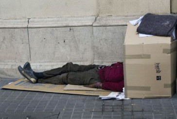 Cuatro personas duermen en la calle en Durango y Iurreta