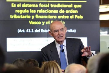 Pedro Luis Uriarte ofrecerá esta tarde una conferencia sobre el Concierto Económico en el Zelaieta