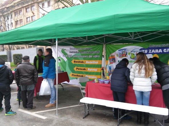 El Ayuntamiento de Amorebieta-Etxano también organizó el año pasado una campaña para impulsar el reciclaje.
