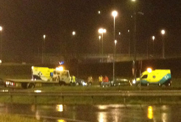 Corte total de la N-634 en Iurreta por la colisión de dos turismos