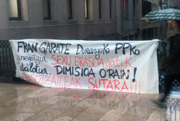 La Plataforma Feminista pide la dimisión del edil del PP de Durango