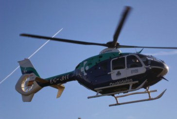Un trabajador forestal es evacuado en helicóptero tras sufrir un accidente en Urkiola