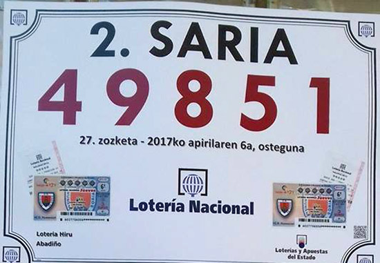 La administración de lotería de Traña-Matiena reparte 60.000 euros del sorteo celebrado ayer