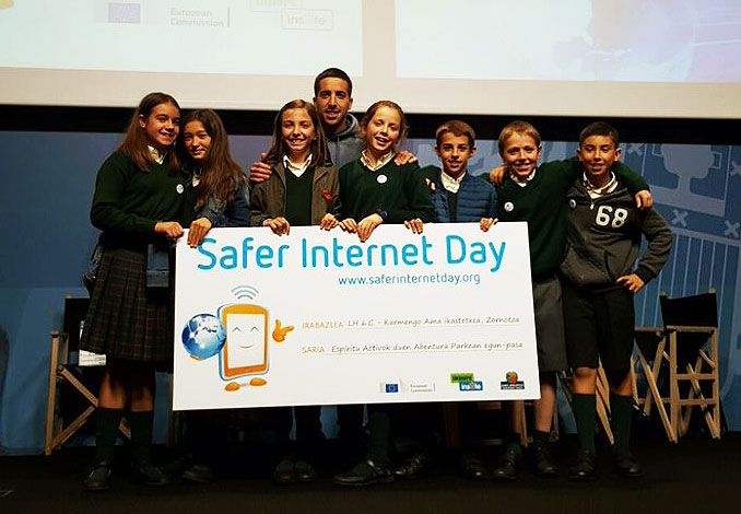 El colegio Karmengo Ama gana el concurso ‘Safer Internet Day’