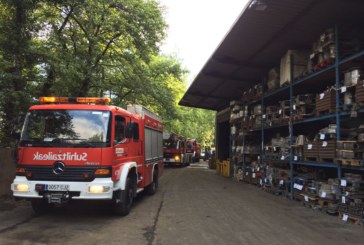 Evacuado al hospital de Galdakao un durangués de 29 años tras un nuevo incendio en Abadiño