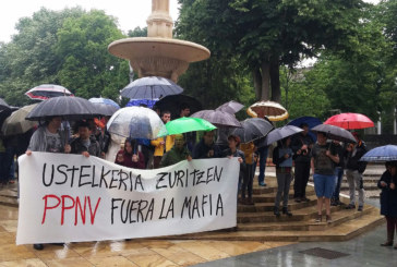 “Pactar con el PP en Madrid, en Gasteiz o en Durango es apoyar a la mafia corrupta y neoliberal”