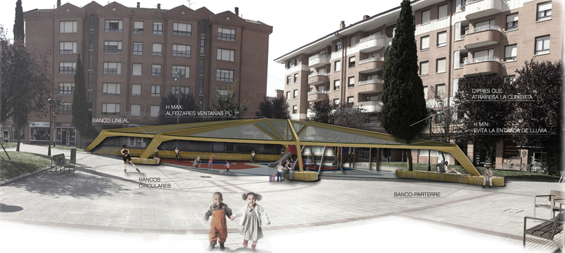 Amorebieta instalará una cubierta de 325 metros cuadrados en la plaza Andra Mari