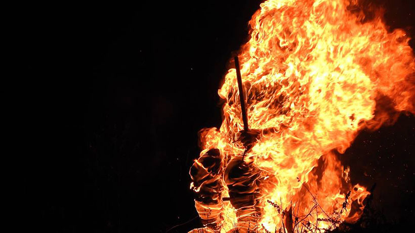 La ardiente despedida a Patxikotxu de Jesús Cayetano gana el concurso fotográfico de ‘Sanfaustos’