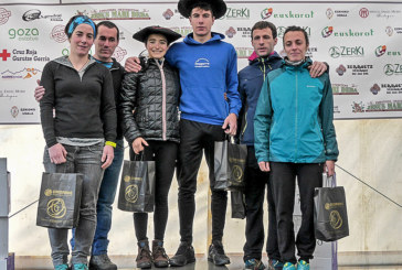 Irene Loizate y Paul Bereziartua inauguran con victoria la carrera mixta de montaña de Ezkio