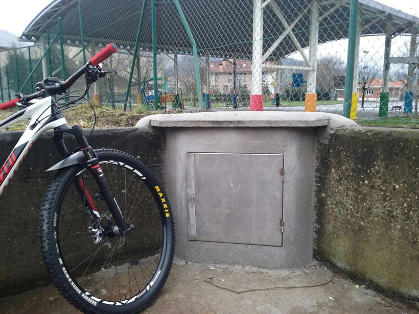 Abadiño restringirá el uso del área de limpieza de bicicletas de Zelaieta