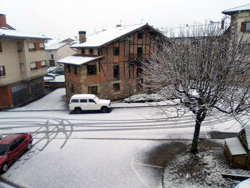 La nieve y el frío regresan a Durangaldea a partir de esta noche