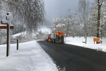 Urkiola vuelve a cerrarse al tráfico por la presencia de nieve y hielo