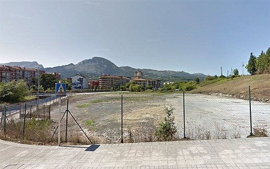 La parcela de Bideondo acogerá un parking libre de 80 plazas