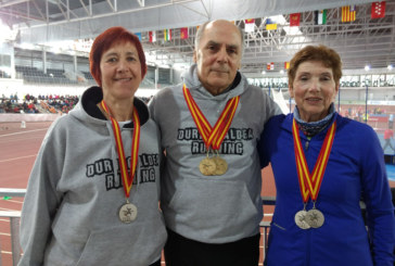 Los atletas veteranos de la comarca se hacen con una decena de podios en los Campeonatos de España