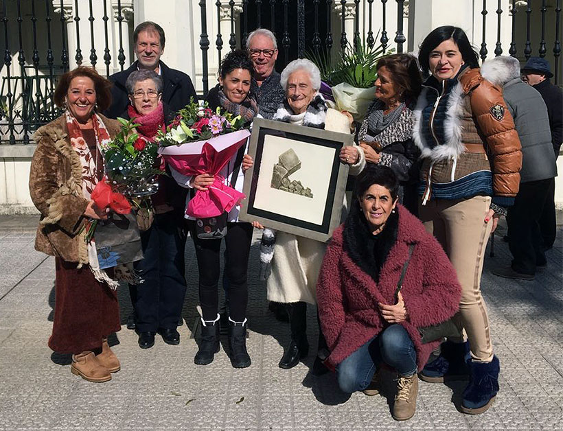 Herminia Ruiz de Eguino cumple 100 activos años