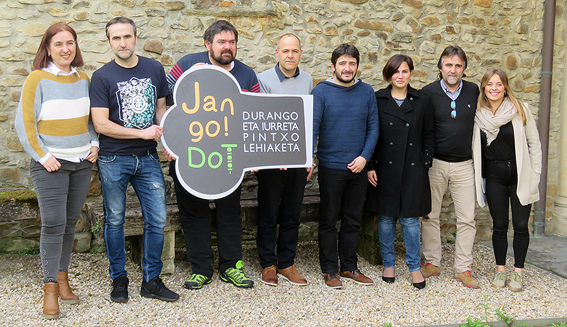 El concurso de pintxos Jango dot! reunirá a 34 bares de Durango y Iurreta en su segunda edición