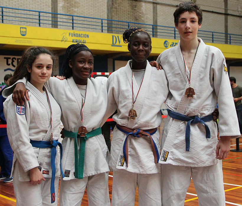 La judoka Deniba Konare se proclama campeona cadete de Euskadi y se clasifica para el Estatal
