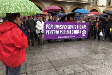 Pensionistas de Amorebieta y Durango mantienen sus protestas