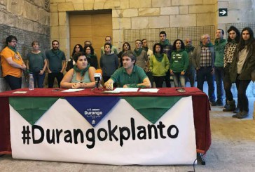 El movimiento #DurangokPlanto se concentrará durante el txupinazo para dar eco a sus reivindicaciones