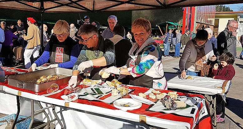 Izurtza ofrecerá mañana el mejor hamaiketako con pan, queso y vino