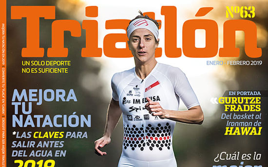 La revista Triatlón dedica a Gurutze Frades su primera portada de 2019