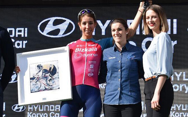 Doble podio del Bizkaia-Durango en la primera Volta a la Comunitat Valenciana femenina