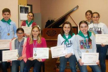 Ocho estudiantes de la Escuela de Música Bartolomé Ertzilla, premiados en un festival de piano