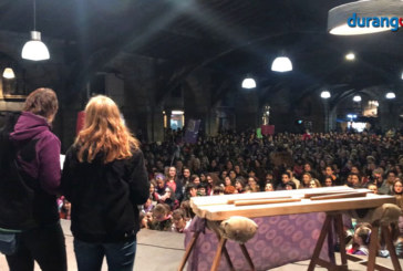 Apoyo masivo a la manifestación feminista de Durango
