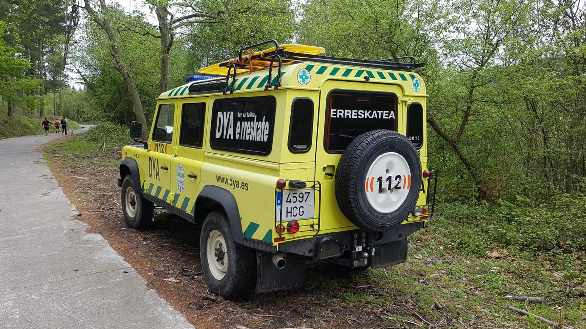 Los equipos de rescate localizan al vecino de Mañaria de 76 años desaparecido por la zona de Urkiola