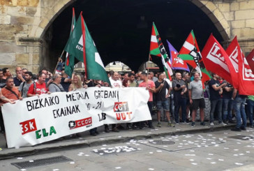 Los sindicatos convocan para el jueves una manifestación en apoyo de la huelga del metal en Durango