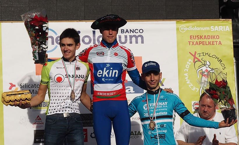 El zornotzarra Aitzol Sasieta se proclamó en Lezama Campeón de Euskadi de ciclocross