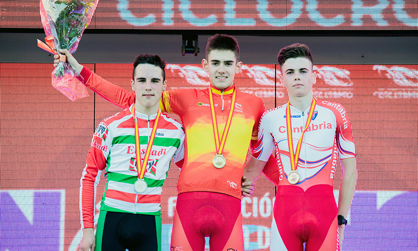 El zornotzarra Aitzol Sasieta logra en Pontevedra el subcampeonato de España junior de ciclocross