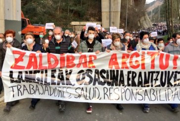 Una manifestación recordará mañana el segundo aniversario del derrumbe del vertedero de Zaldibar