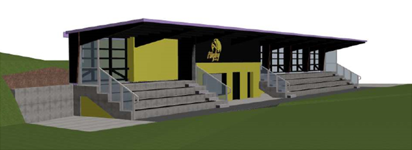 Elorrio prevé finalizar antes de fin de año la construcción del graderío del campo de rugby de San Roke