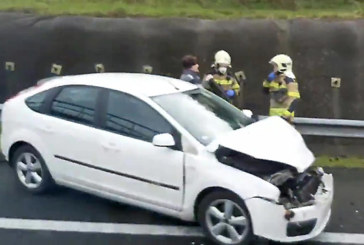 Una mujer resulta herida en un accidente en la AP-8 en Amorebieta