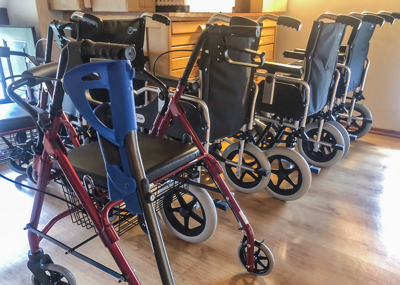 Berriz prestará sillas de ruedas, muletas y andadores a personas con problemas de movilidad