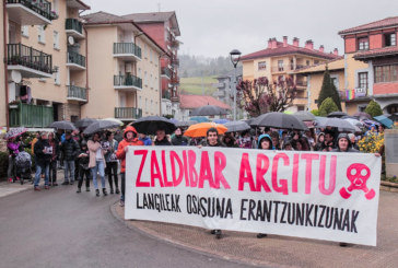 Zaldibar Argitu aplaza la manifestación hacia Eitzaga convocada para esta tarde