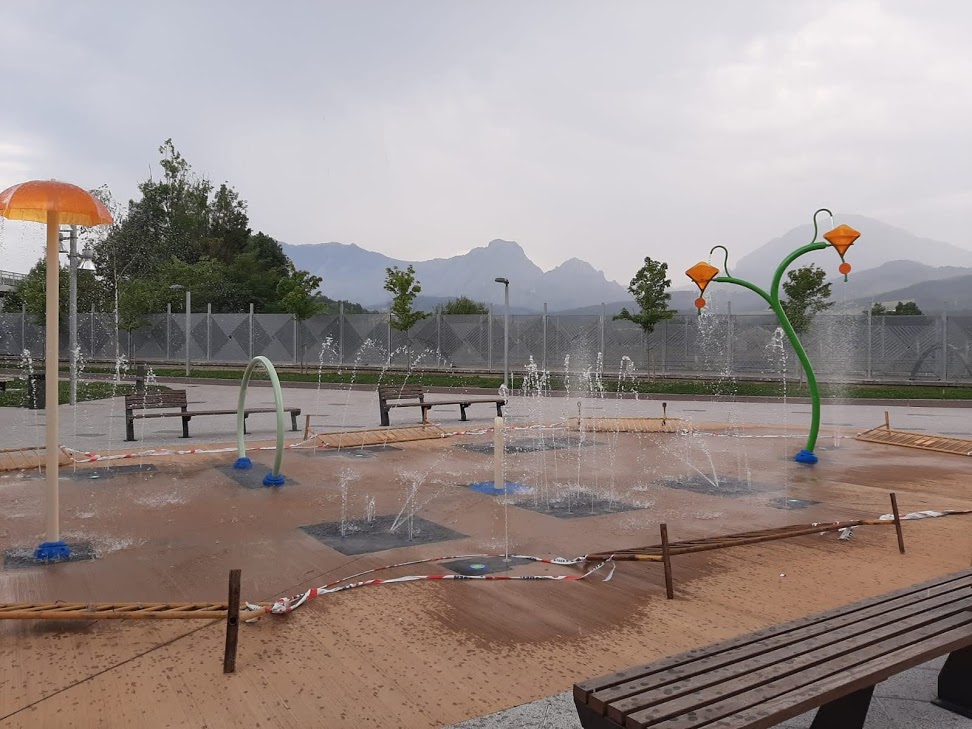 Los juegos de agua de Abadiño se inaugurarán en julio con un protocolo para evitar contagios