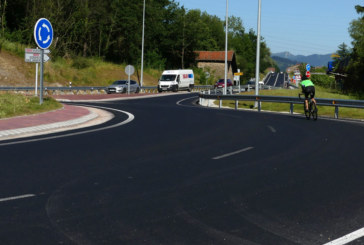 Finalizan las obras para mejorar <br />la seguridad de la N-634 en Euba