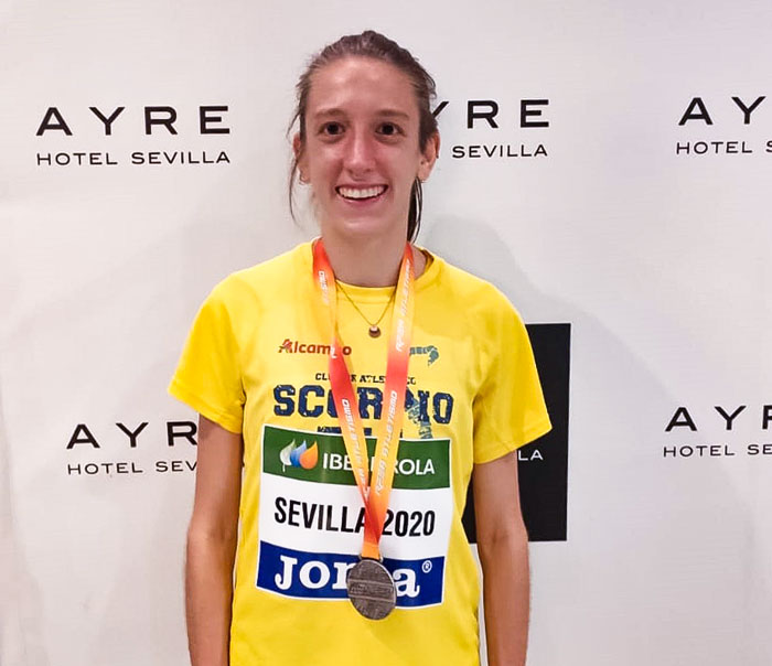 June Arbeo, plata en el Campeonato de España sub23 de atletismo