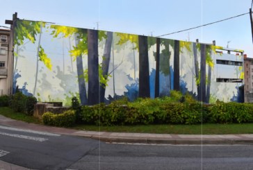 Un mural inspirado en la Naturaleza decorará el frontón de San Fausto