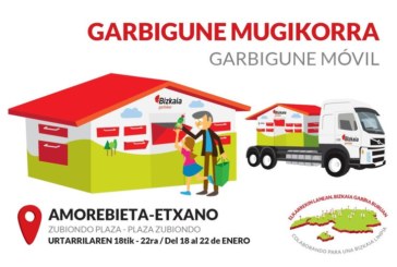 Un garbigune móvil recogerá móviles, pinturas y pequeños electrodomésticos en Amorebieta