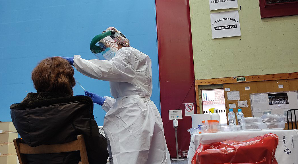 La pandemia se incrementa en Durangaldea con 21 nuevos casos