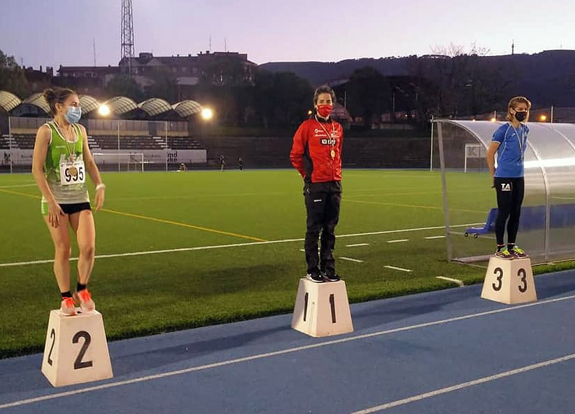 Gurutze Frades se proclama campeona de Euskadi y Bizkaia en 10 kilómetros pista
