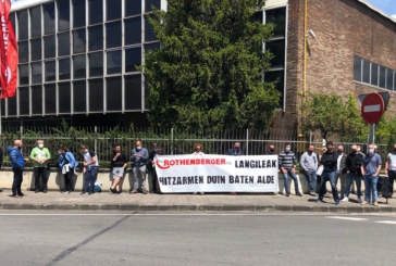 La plantilla de Rothenberger inicia concentraciones y convoca dos jornadas de huelga por el convenio